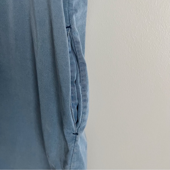 Norse Projects Dida Denim Shirt Dress Short Sleeve Blue Relaxed Casual Womens 38 - Picture 6 of 8